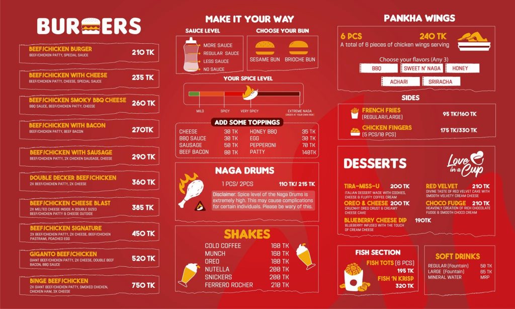 Chillox Menu Card (Full)