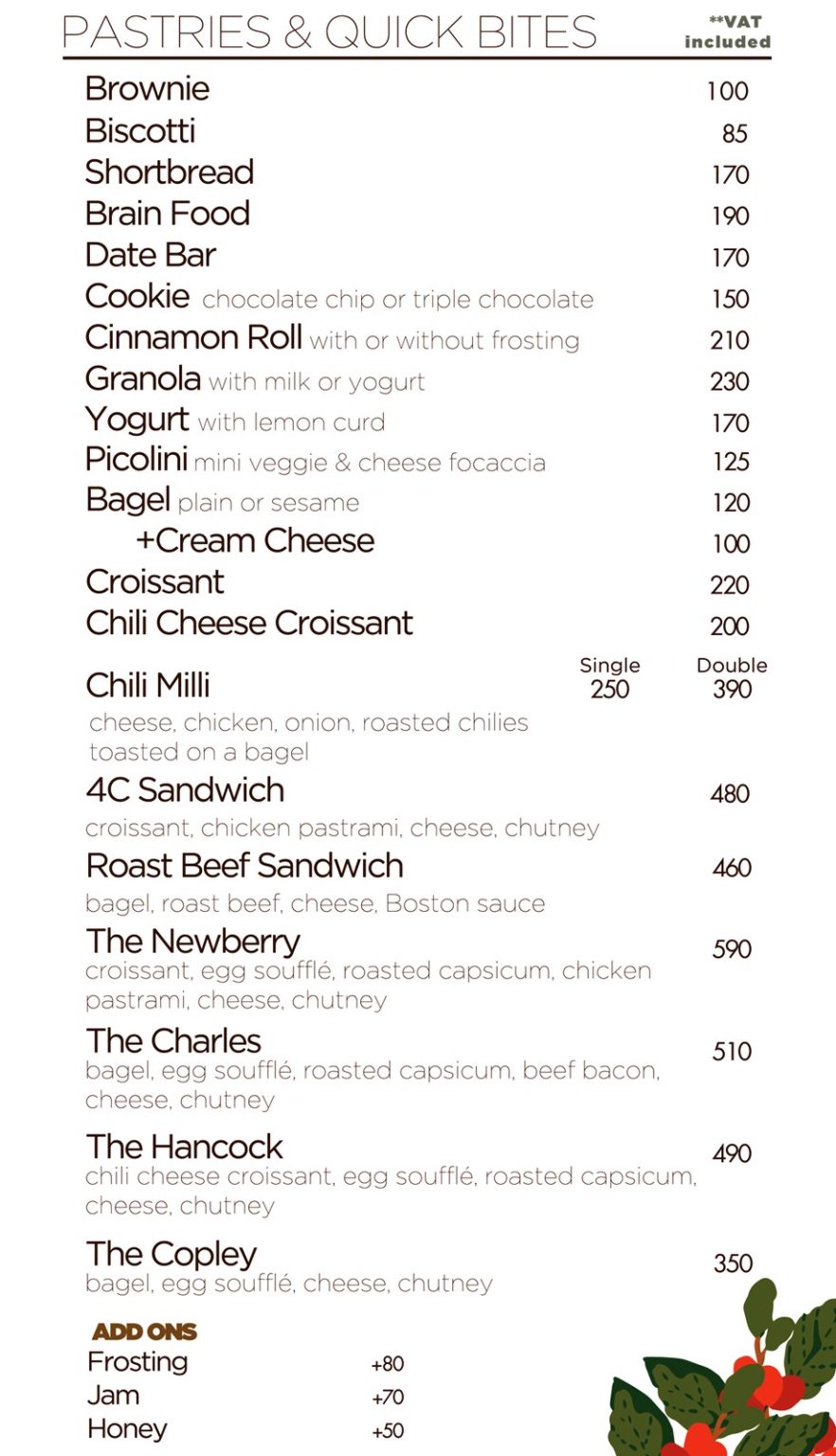 North End Coffee Menu, Price and Branch Address BD Food Blog