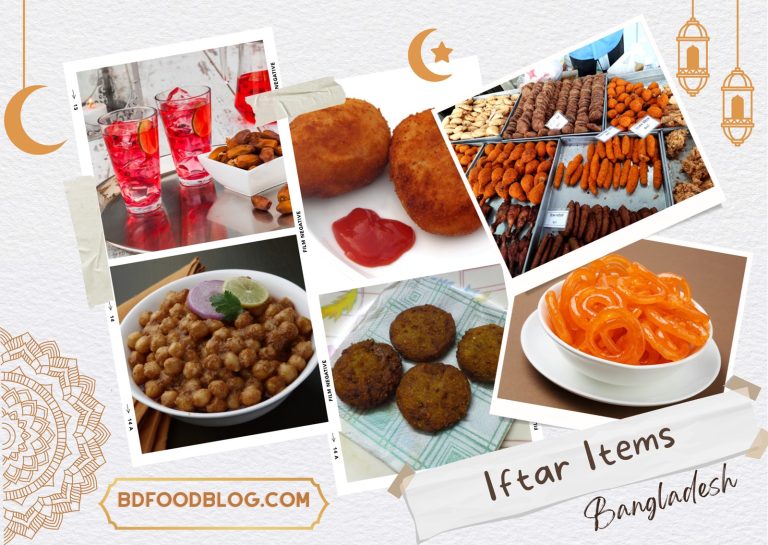 Popular Iftar Items in Bangladesh